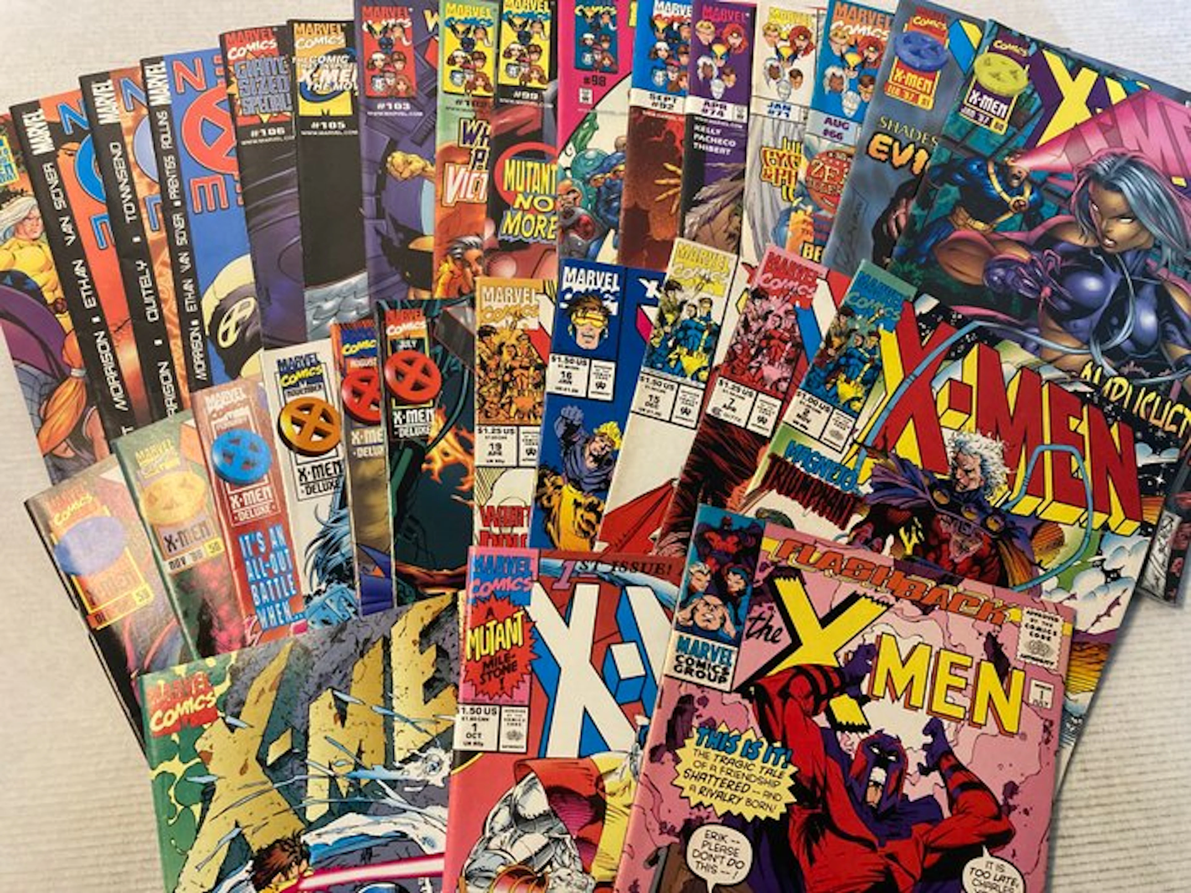 X-Men (1991) 30 comics in range 1 to 123 with Annual - No...