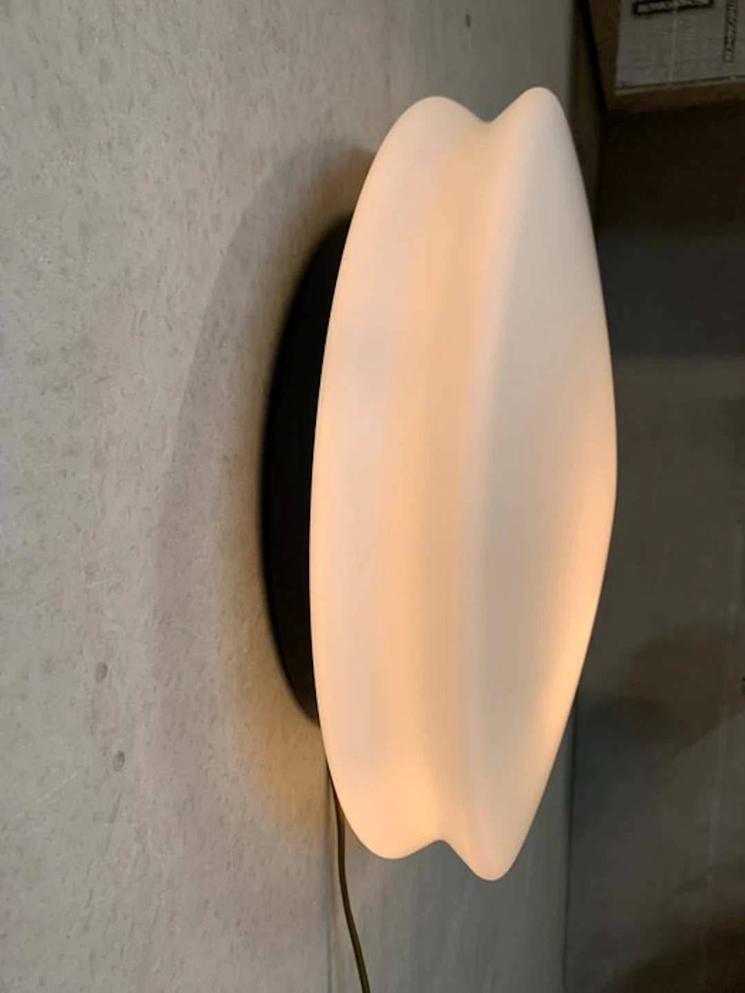 RZB - Rudolf Zimmermann Bamberg - Lamp - Opaline glass - Bauhaus wall lamp