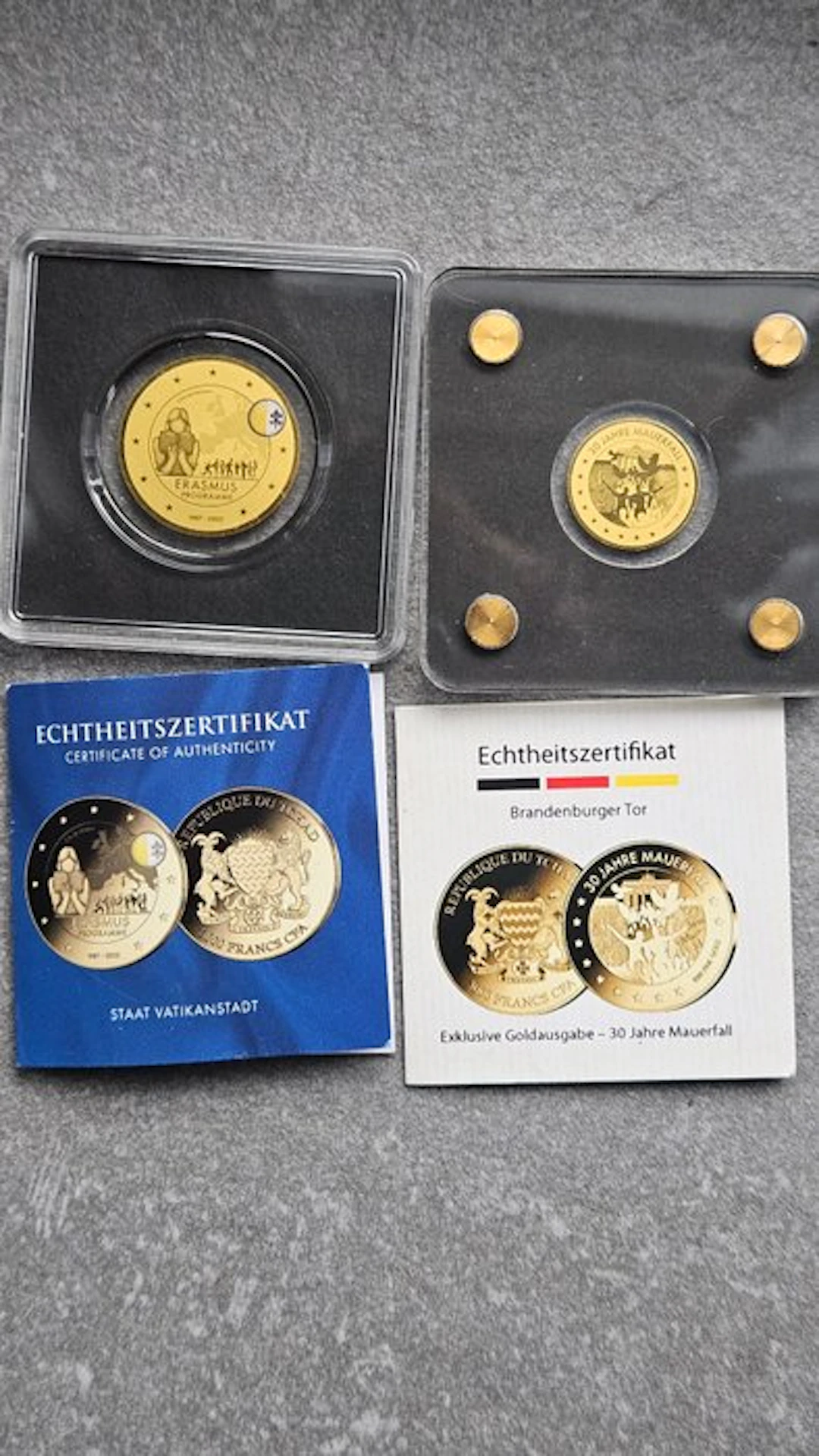 Chad. 3000 Francs ND, 2 x 1/500 Oz (.999) (No reserve price)