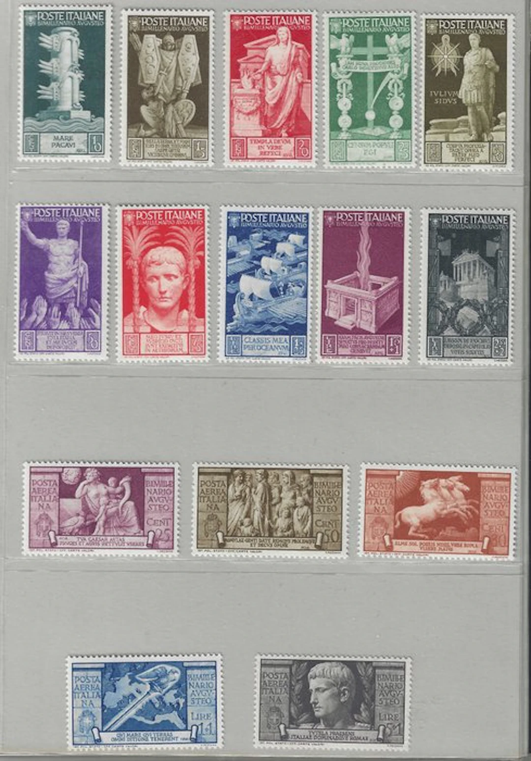 Italy Kingdom 1937/1937 - Kingdom: complete set of Augusto