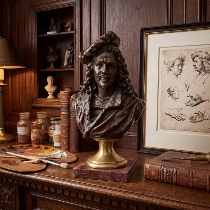 Statue, Rembrandt harmenszoon van Rijn