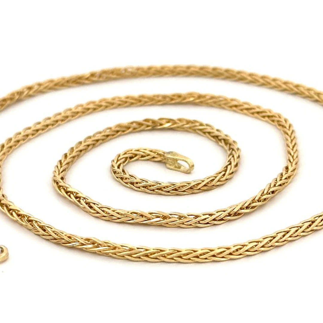 Necklace - 18 kt. Yellow gold - Snake - 50 cm