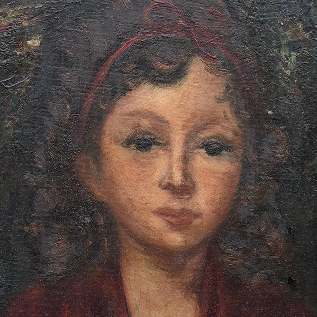 Anna de Banguy (1908–1985) - Portrait de jeune fille...