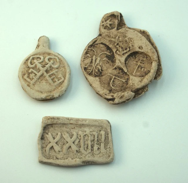 16th - 17th century lead cloth seals