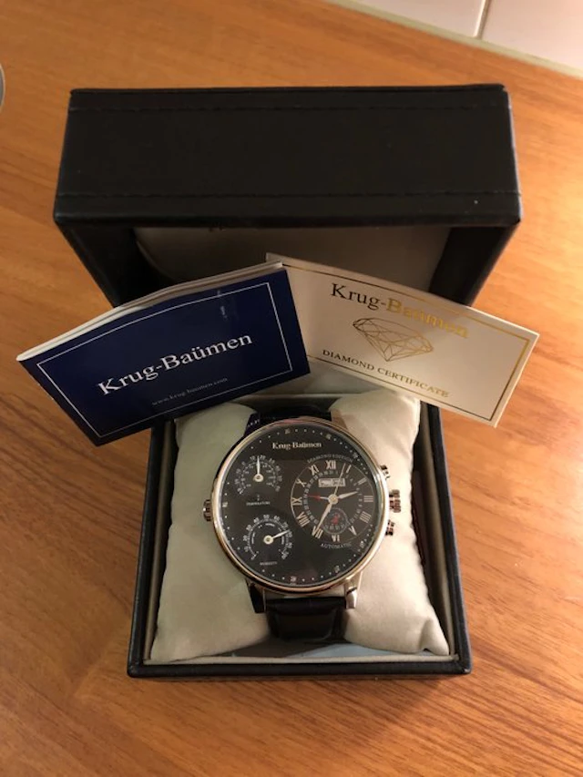 Krug Baumen - Dress Watch Diamond Collection - No reserve...