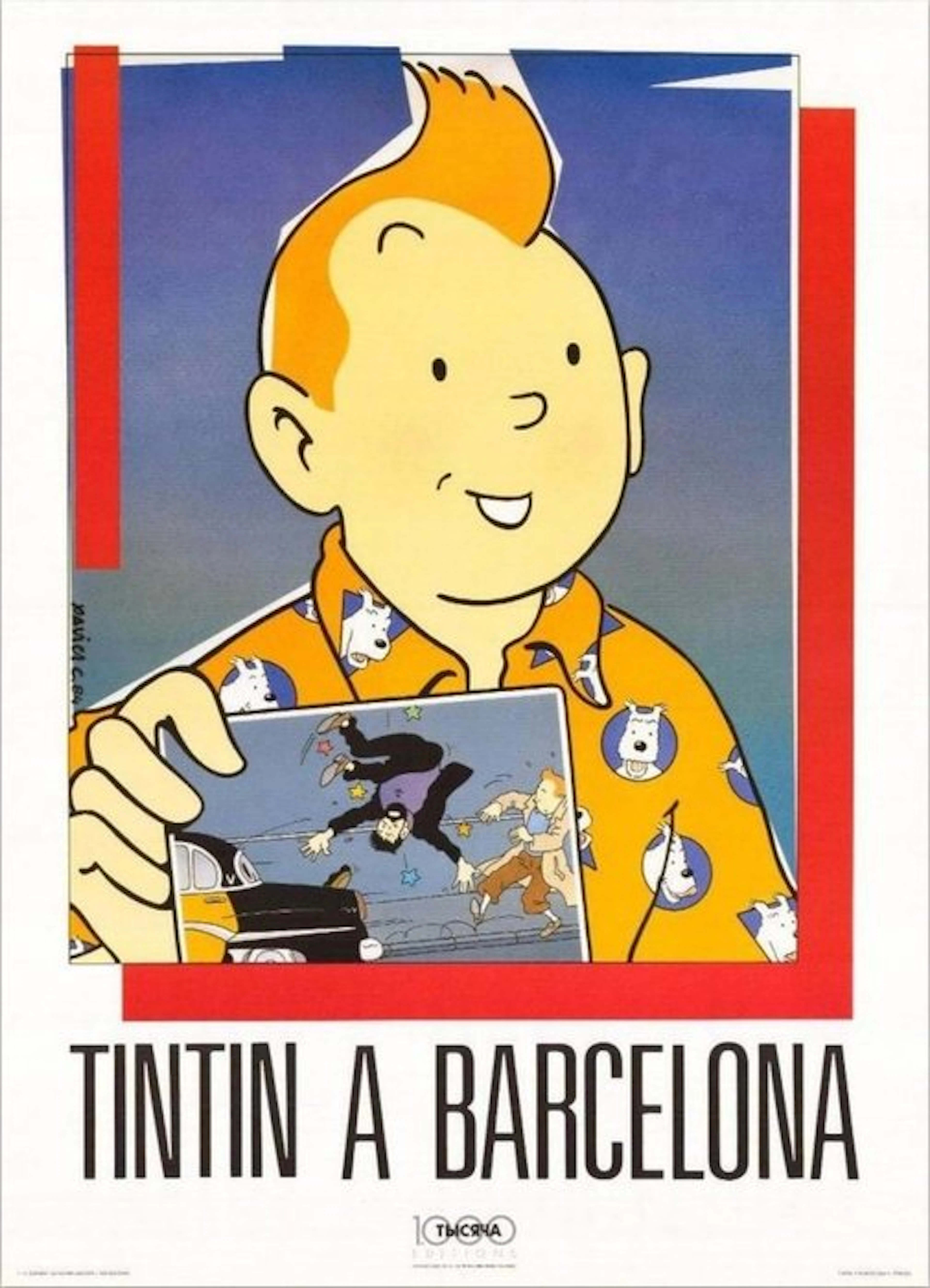 Conesa Xavier - 1 Offset Print - Tintin - Tintin a...