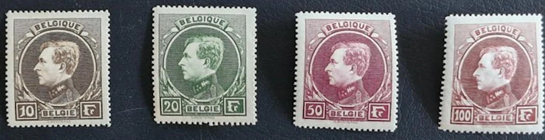 Belgium 1929/1929 - Belgium 1929/1931 - complete series...
