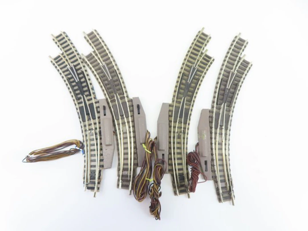Fleischmann N - 9174/9175 - Model train tracks (4)...