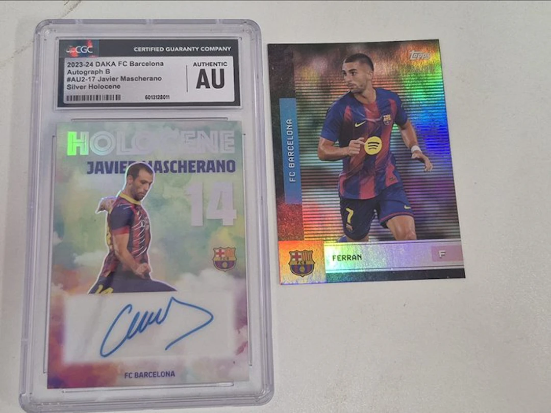 Lotto FC Barcelona Numerato - Mascherano AUTOGRAFO CGC...