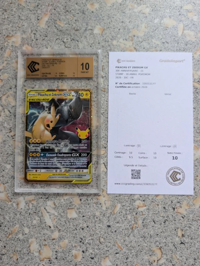 Pokémon - 1 Graded card - Pikachu