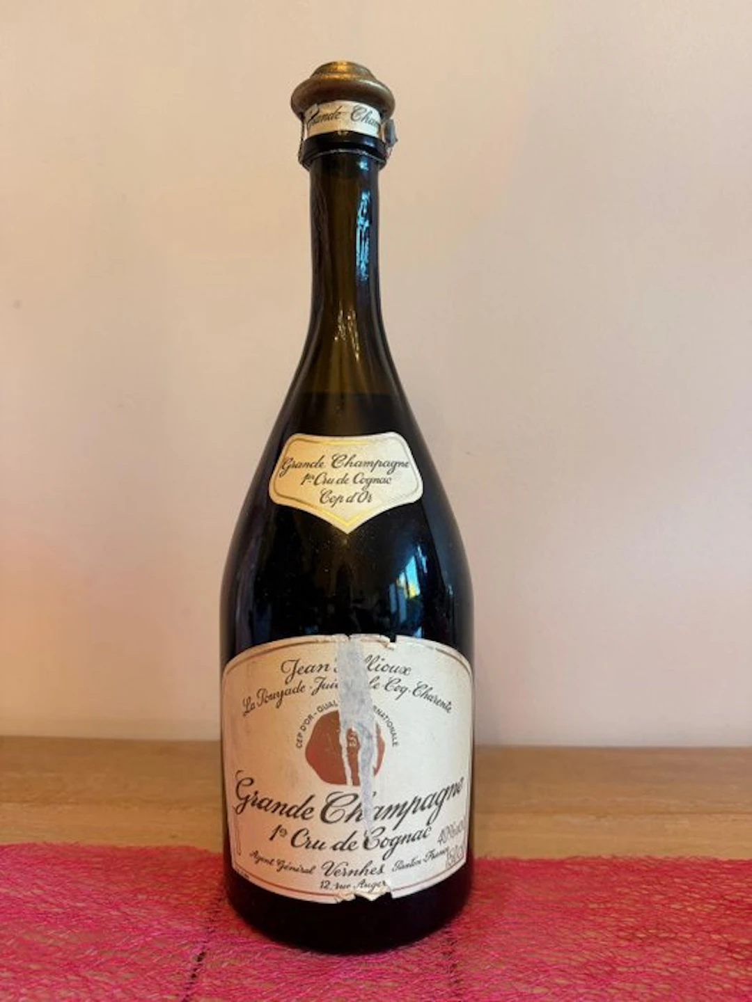 Jean Fillioux - magnum Grande Champagne 1er Cru de Cognac Cep d'Or - b