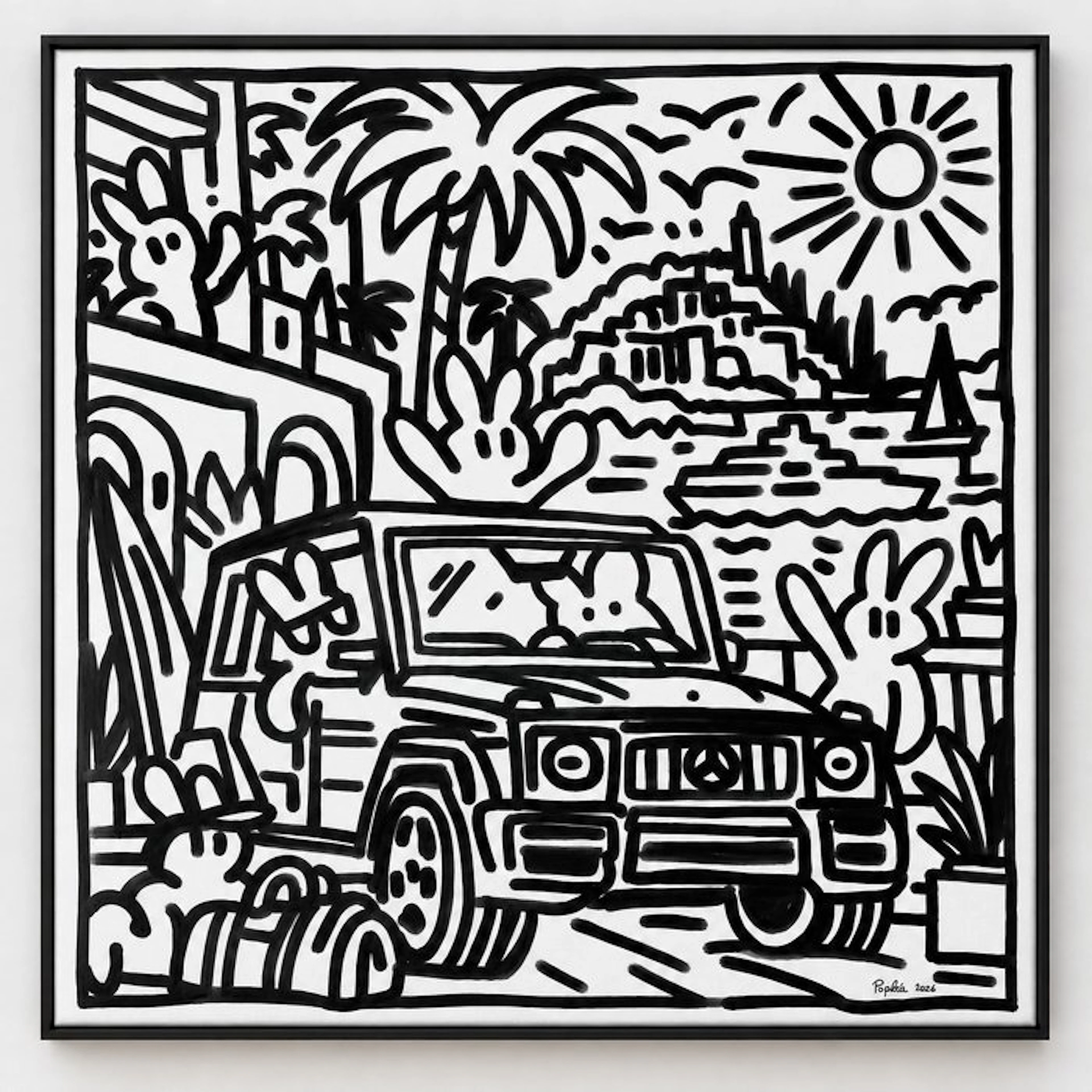 POPLEA - - CLASSE G ME XXL— POPLEA 90x90cm