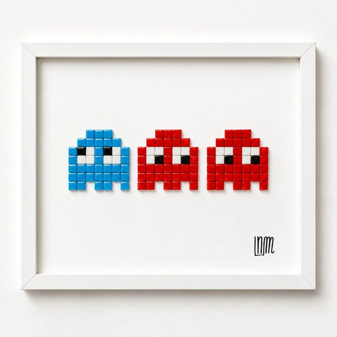 nLm - Pac-Man Trio • Mosaic
