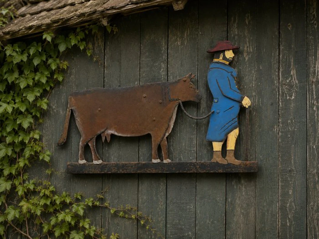 Wall decoration - Europe - metal wall plaque carnival