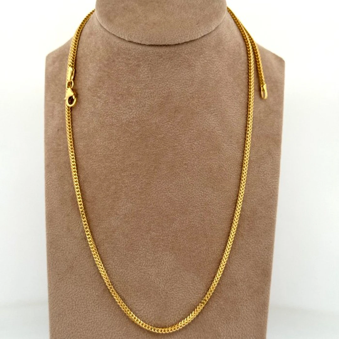 Necklace - 18 kt. Yellow gold - Franco - 50 cm