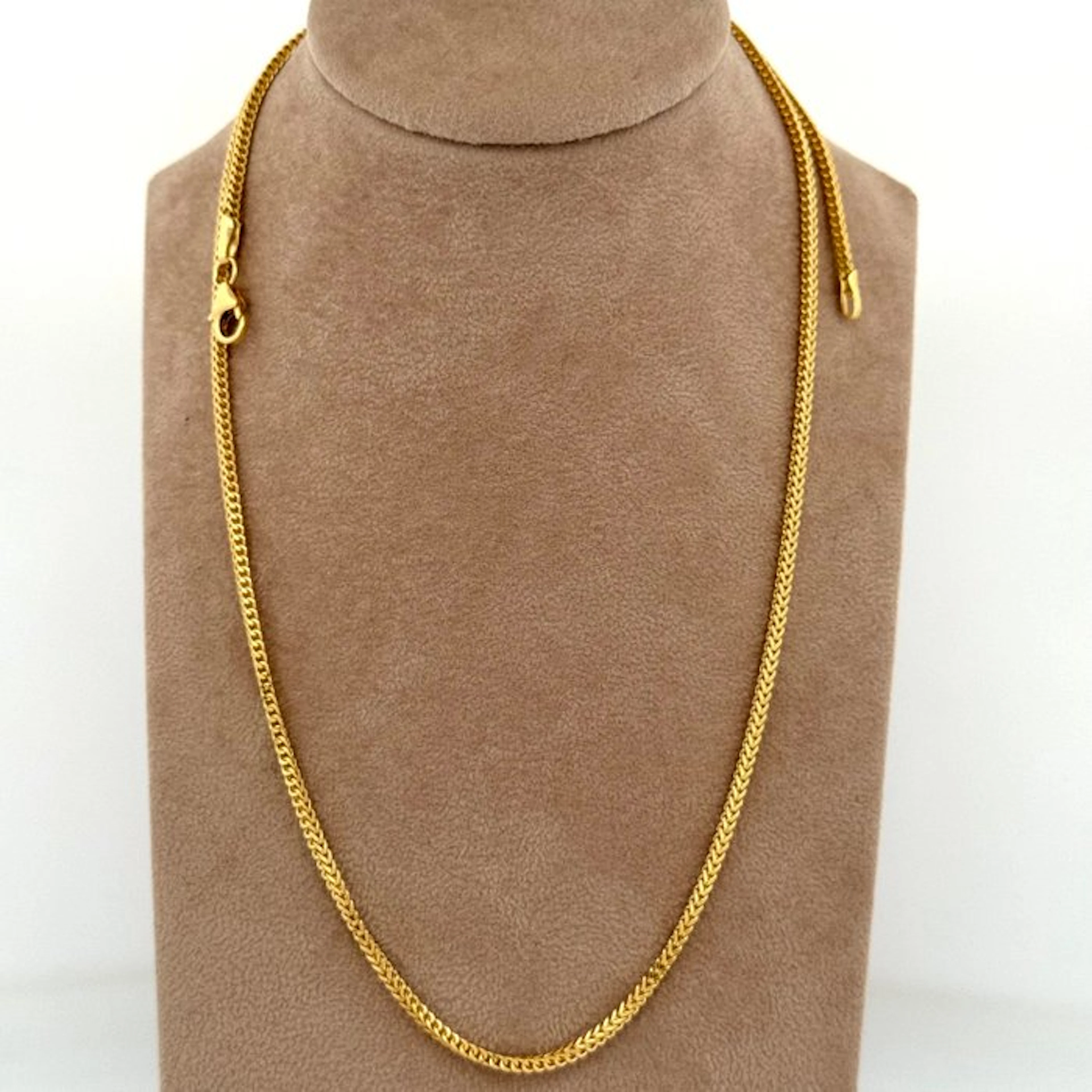 Necklace - 18 kt. Yellow gold - Franco - 50 cm