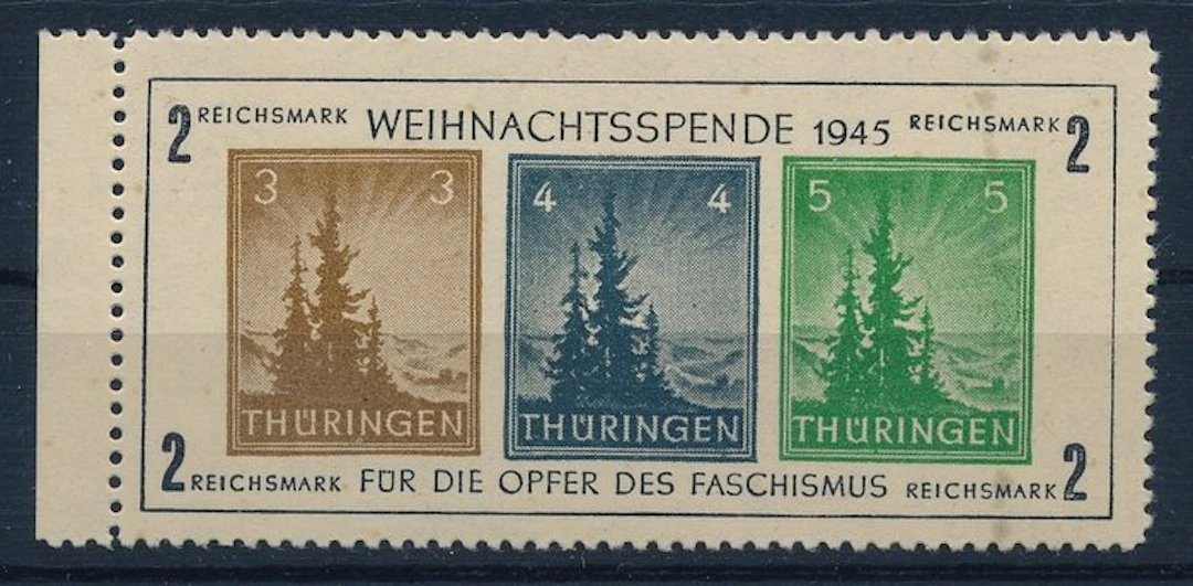 Allied Occupation - Germany (Soviet zone) 1945 - Small Christmas block