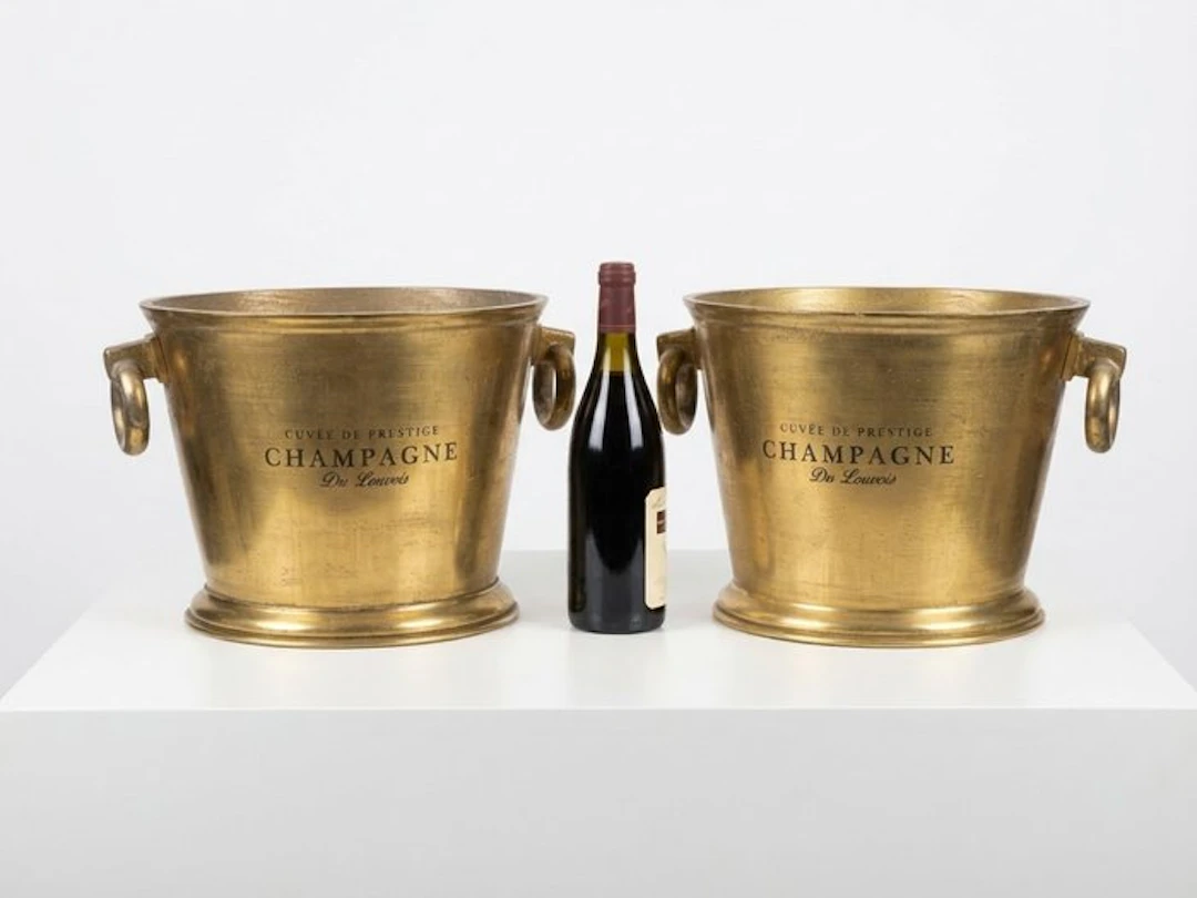 Wine rack - Brass - Italy - Prestige Cuvée Du Louv (No reserve price)