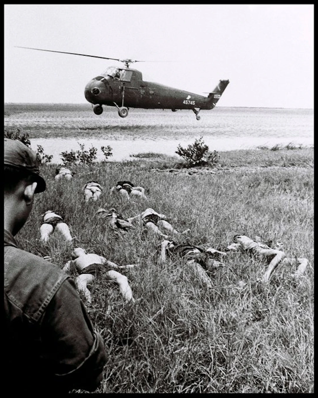Michael Joseph (1941-) - Saigon Helicopter Landing, Vietnam 1964