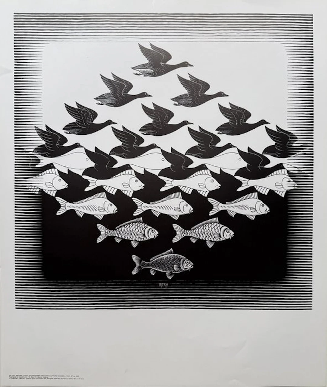 M.C. Escher (1898-1972) - Ciel et mer