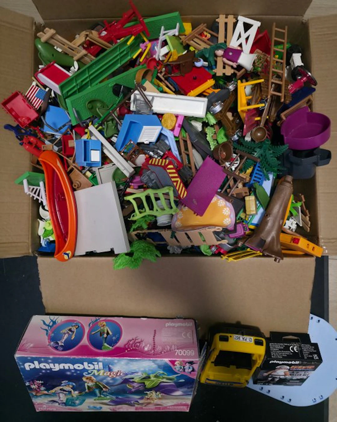 Playmobil - Playmobil 5,5 kilos de pièces variées, vrac