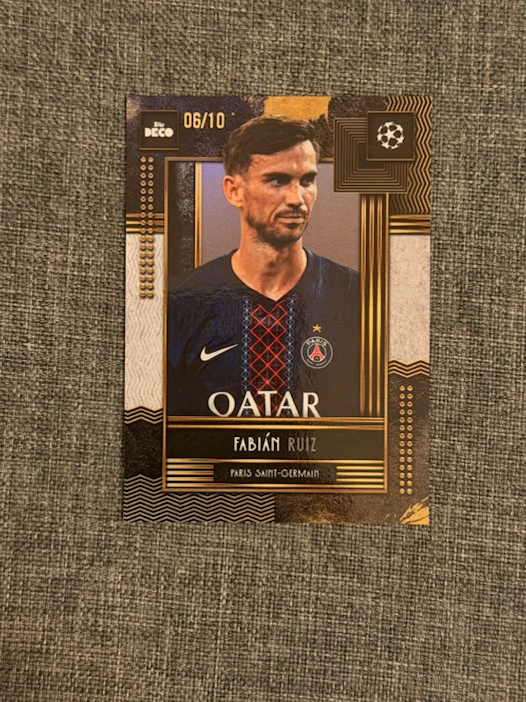 2025 Topps Deco UCC Fabian Ruiz /10 Numbered parallel - 1 Card - Near Mint (NM)