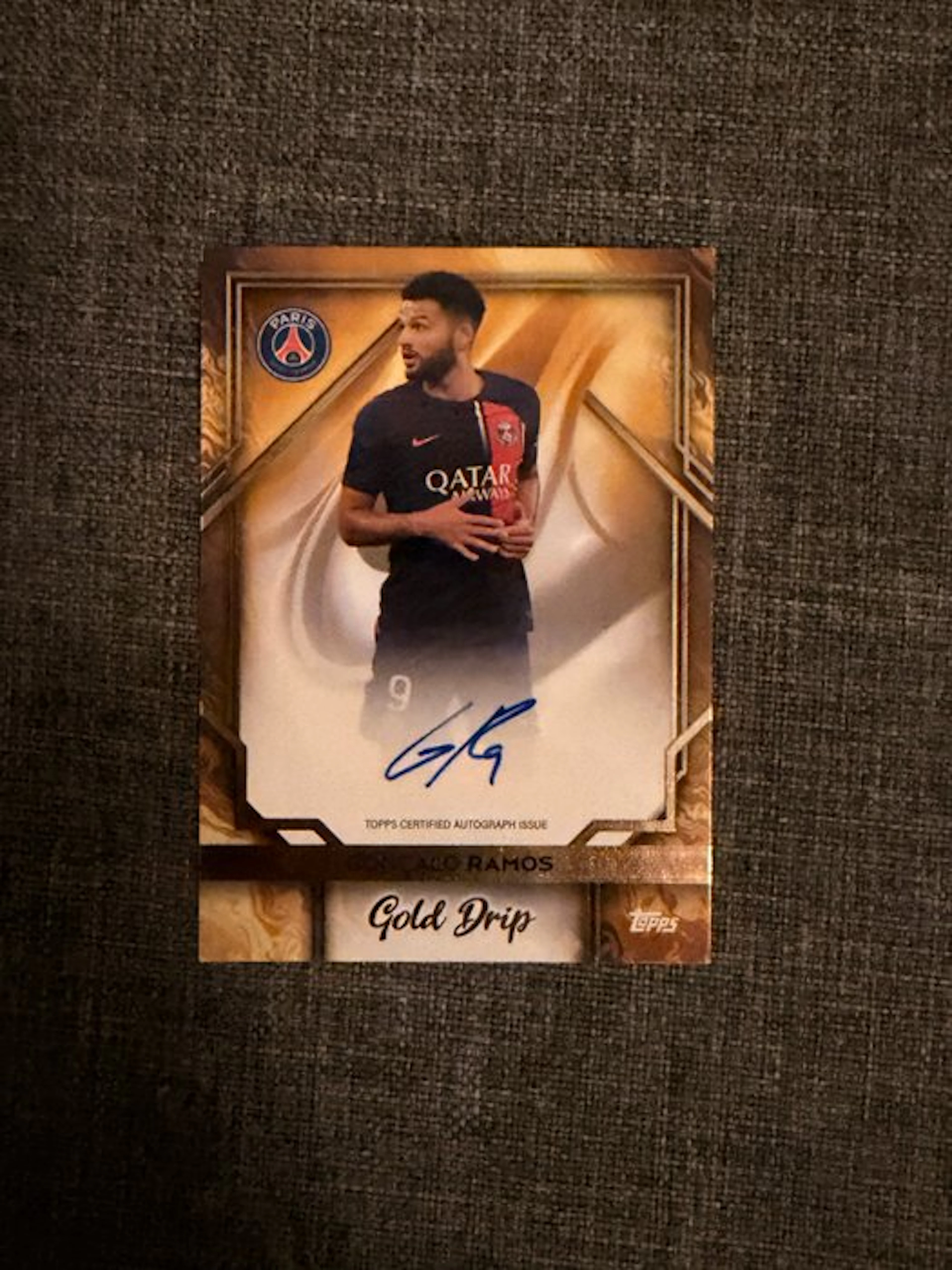 2023/24 Topps Paris Saint-Germain Team Set Goncalo Ramos...