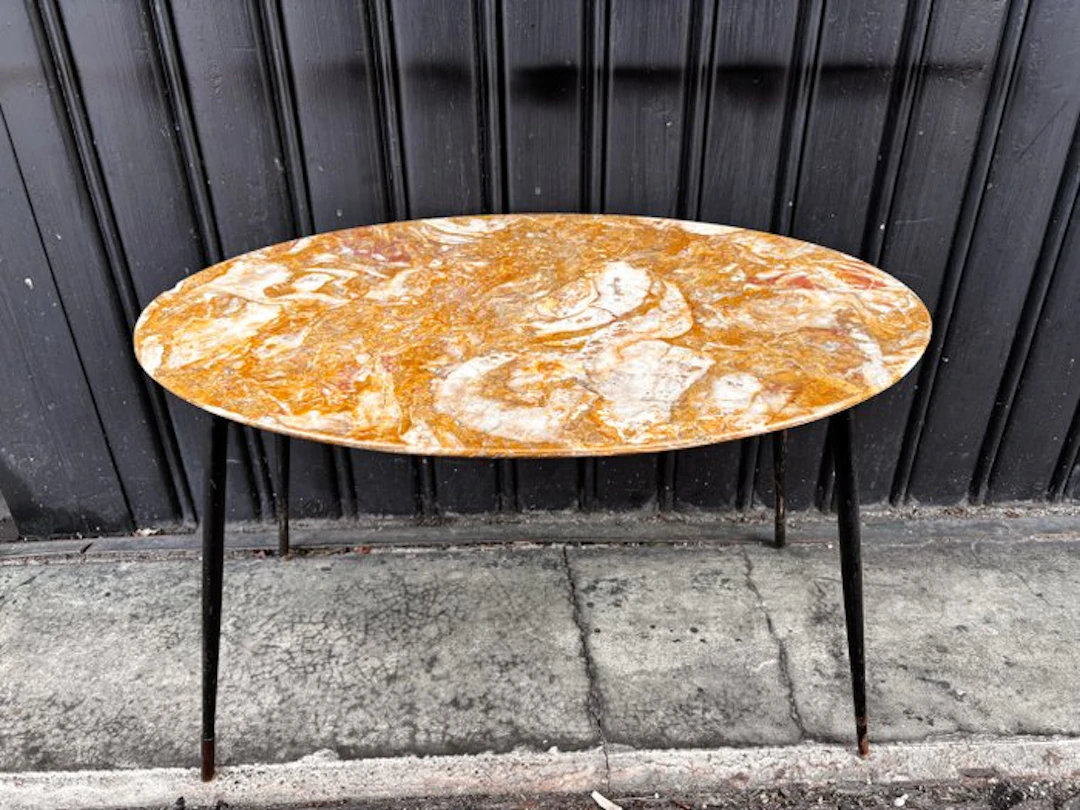 Side table - Marble, Metal