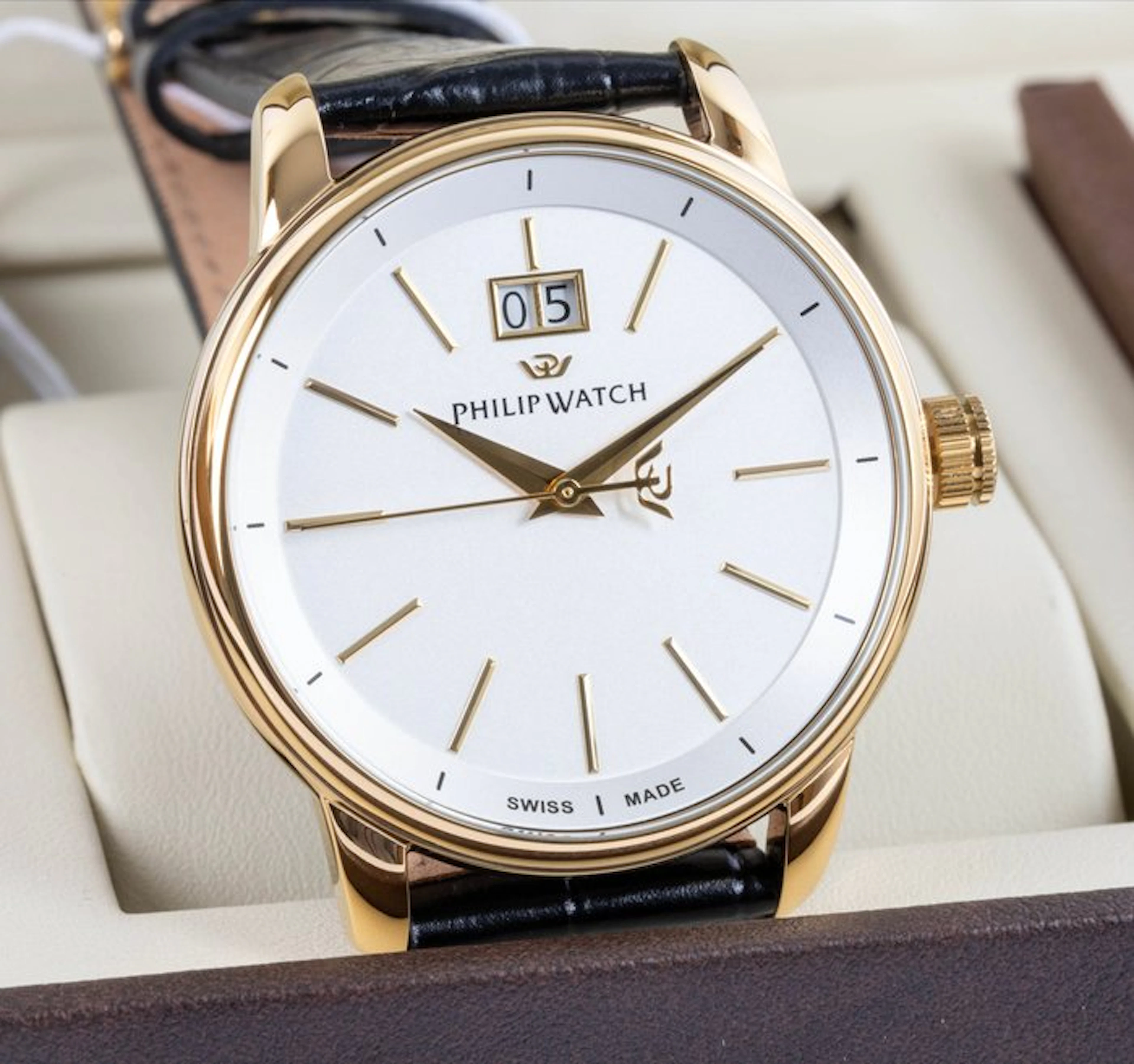Philip Watch - ANNIVERSARY - Classic - Gold/white - Swiss...