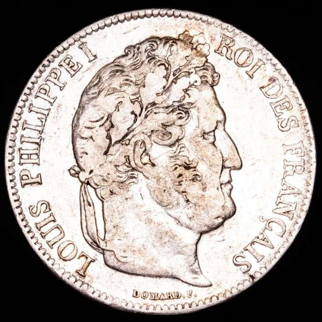 France. Louis Philippe I. 5 Francs 1837-W, Lille (No reserve price)