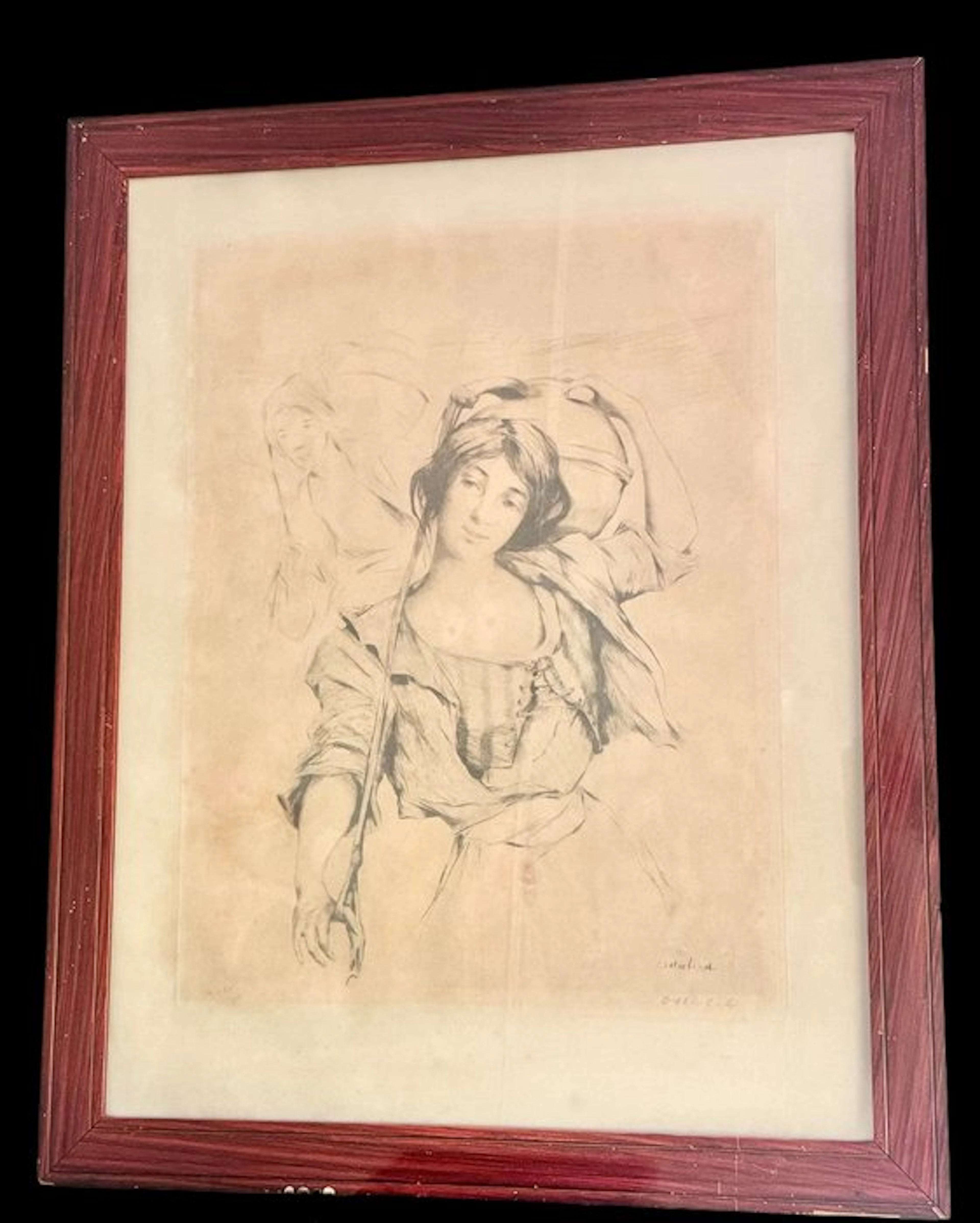 Allan Osterlind - The portrait of beautiful woman • 40 of 75 - Signed