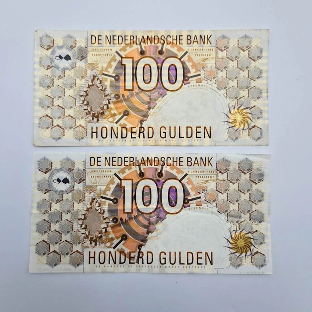 Netherlands. 2x 100 Gulden 1992 - PL105 (No reserve price)