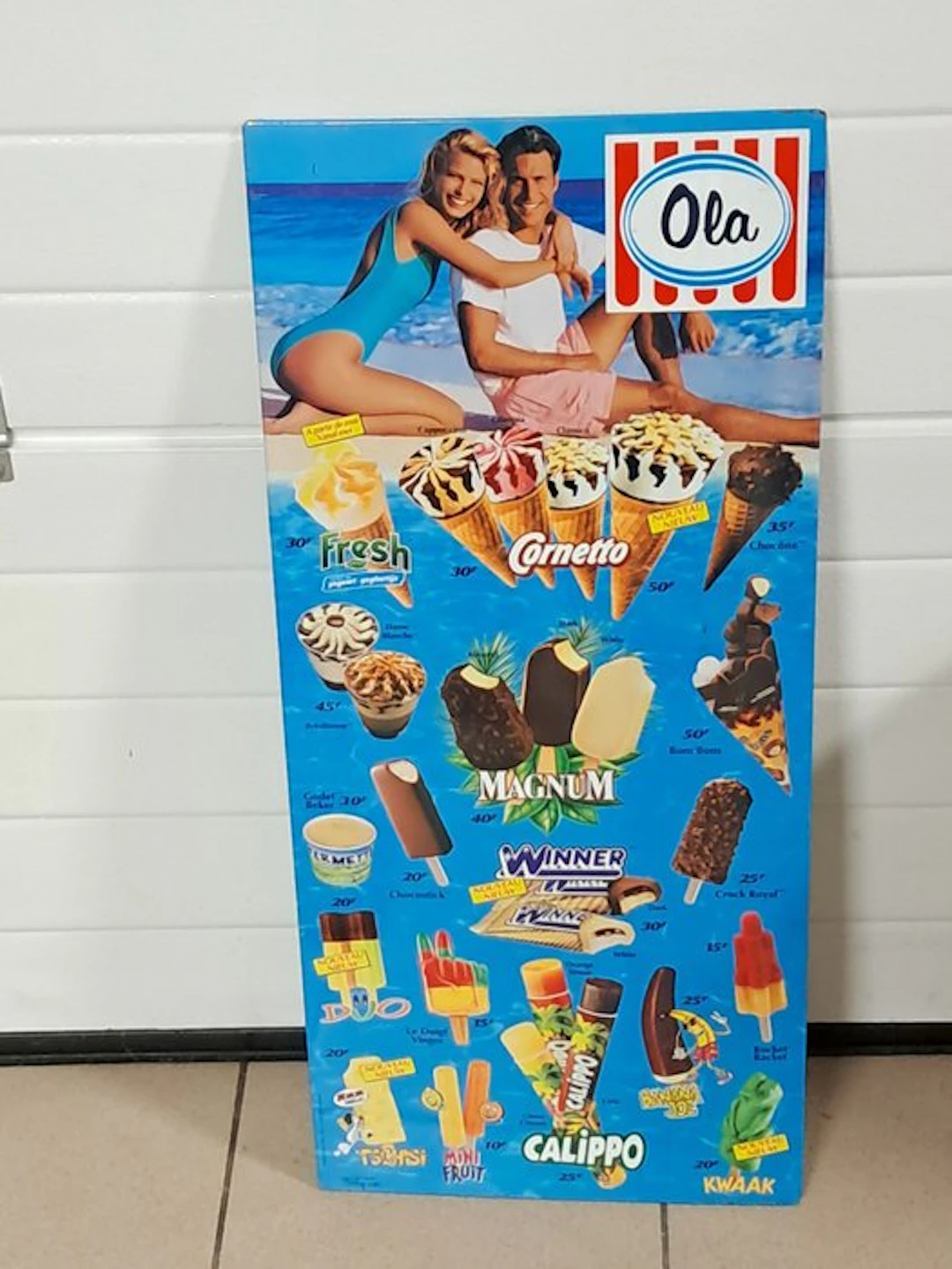A. Thirion OLA - Vintage decorative advertising sign OLA...