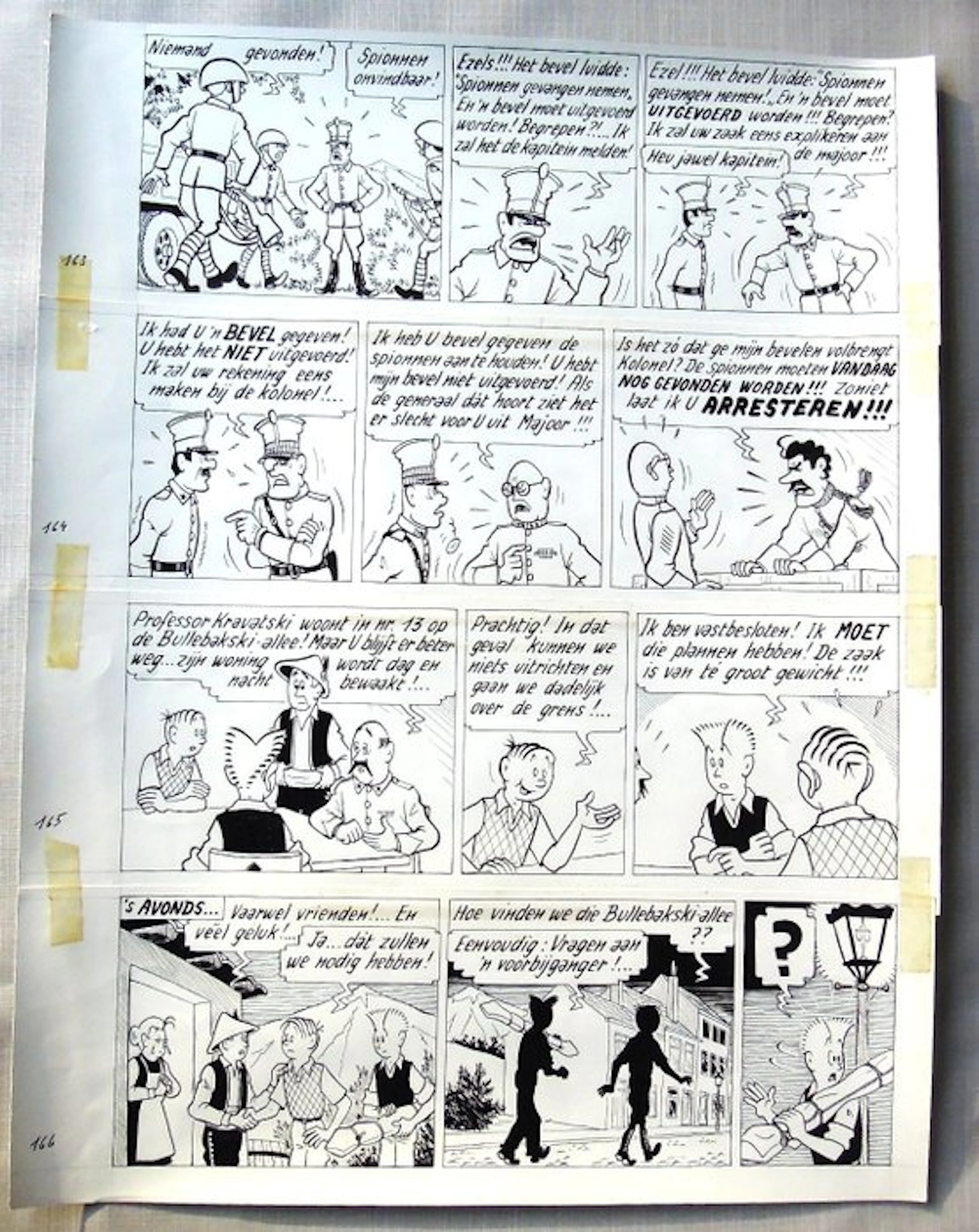 Pom - 1 Original drawing - Piet Pienter en Bert Bibber...