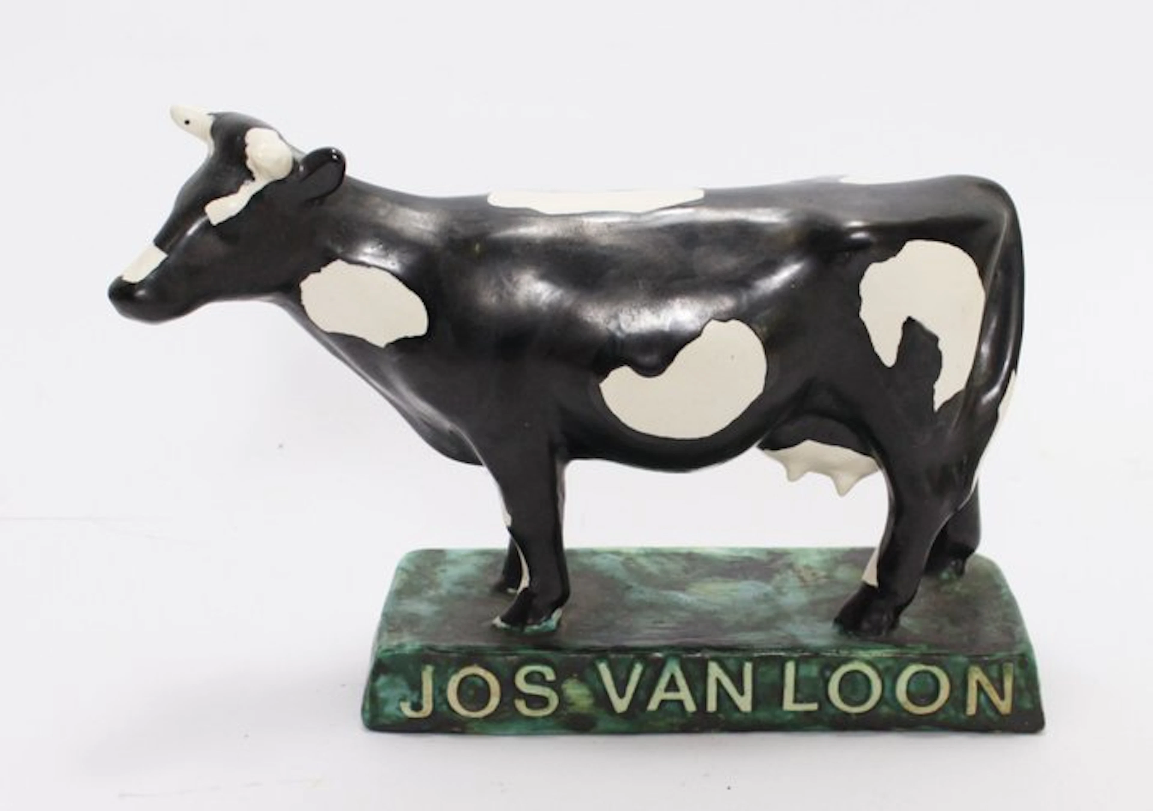 Frans Roy(ij)mans (Reusel 1937 -) - Statue, 'Koe' - 17 cm - Ceramic