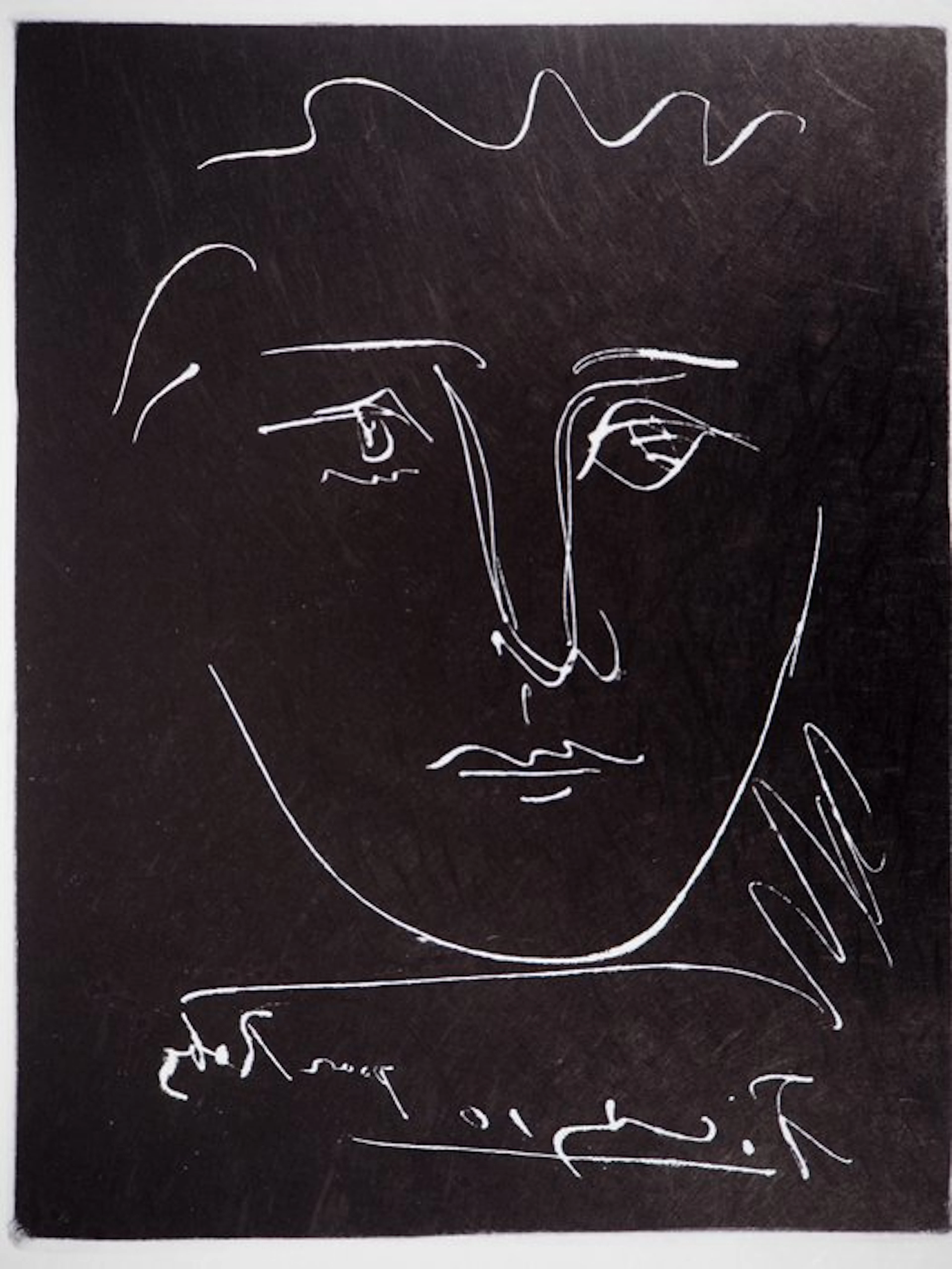 Pablo Picasso (1881-1973) - Visage pour Roby