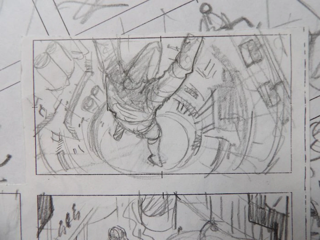 Moebius – Starwatcher - 2x originele schets opzetten van...