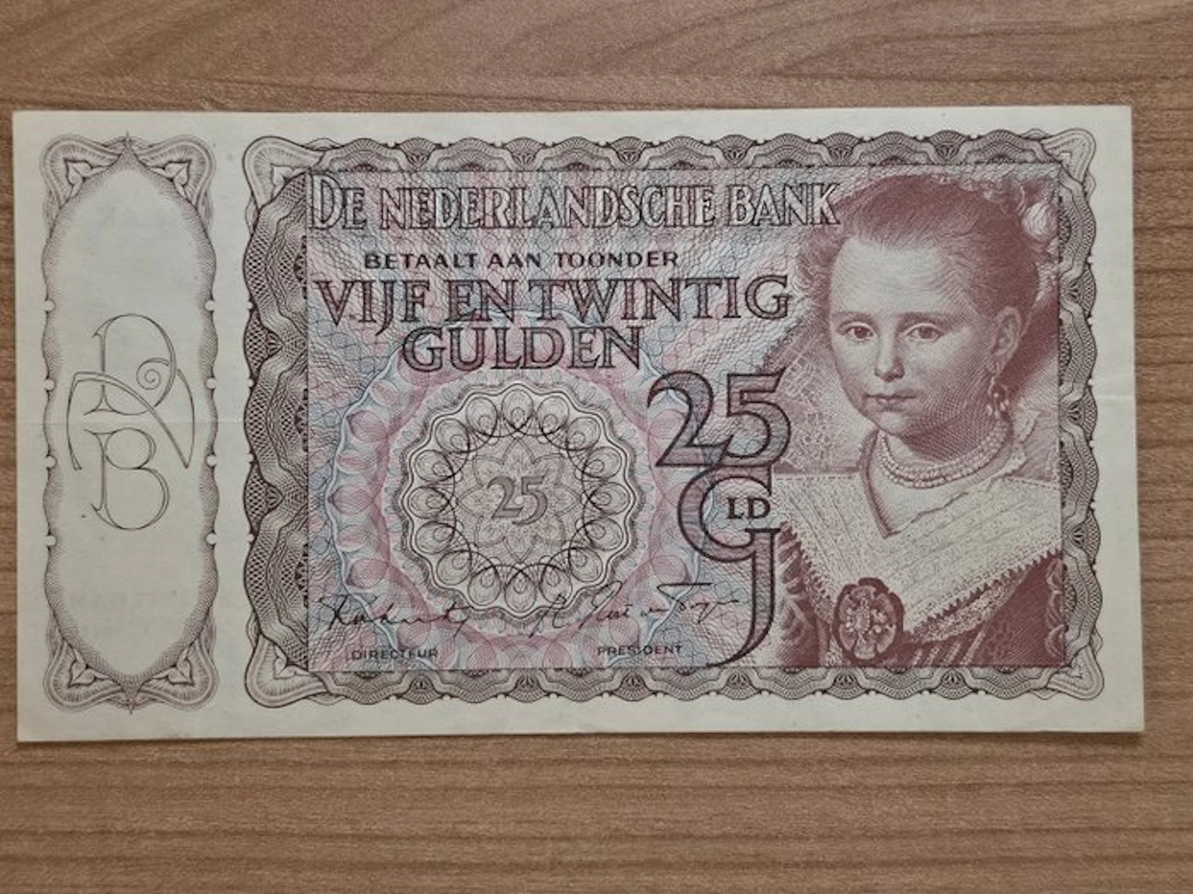 Netherlands. - 25 Gulden 1943 (Young Princess II) - PL63.B (No reserve price)