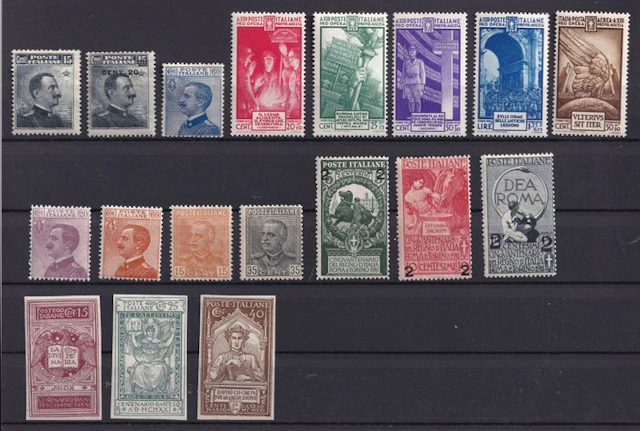 Italy Kingdom 1911/1935 - Complete series for the period.