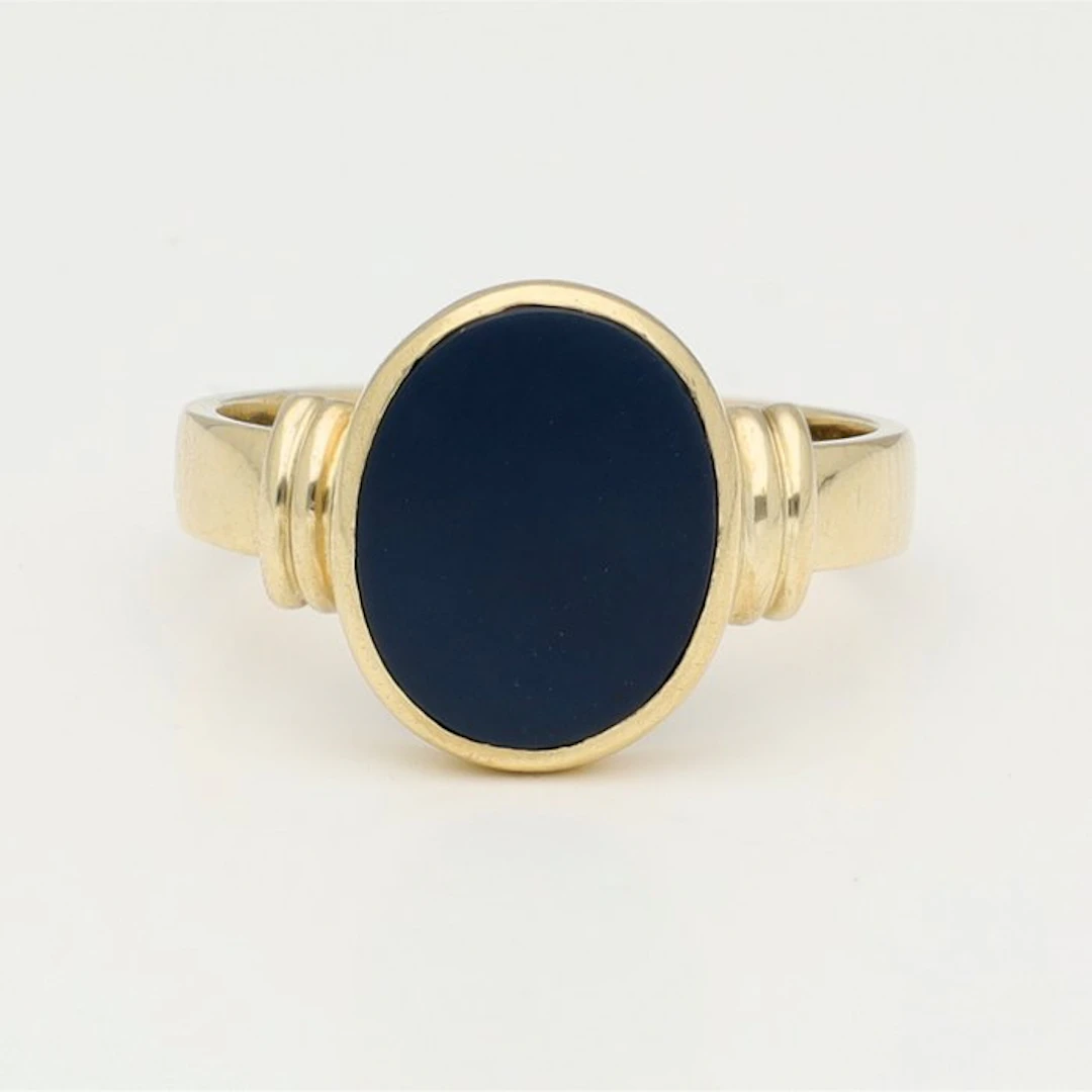 Ring - 14 kt. Yellow gold - Lagensteen