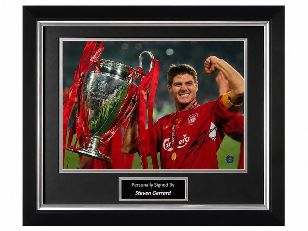 Liverpool - Premier League - Steven Gerrard Signed...