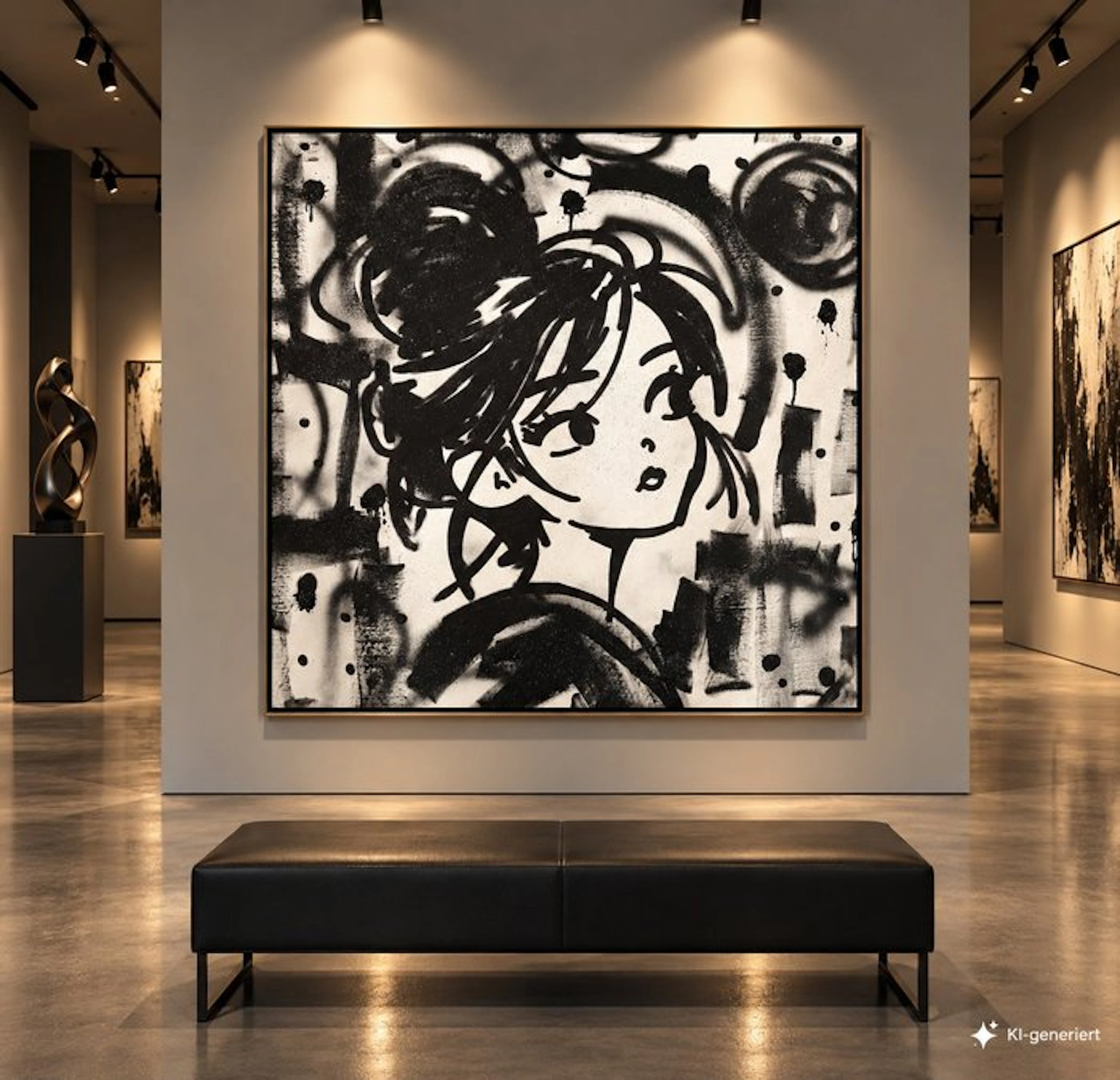 Timo Wedell - Black and White Dream - XL - Timo‘s Lichtenstein