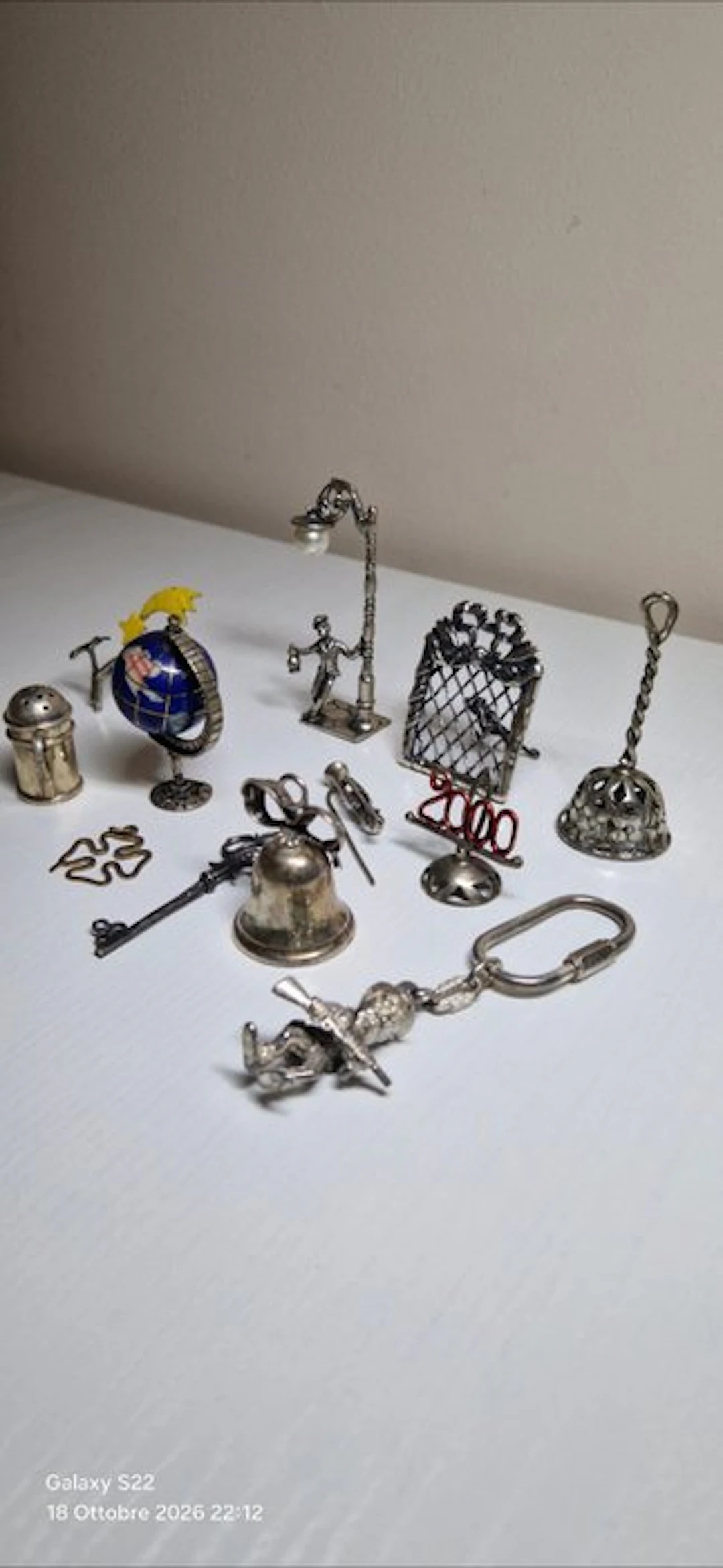 Figure - Collezione di miniature in argento (12) - .800 silver, .925 silver
