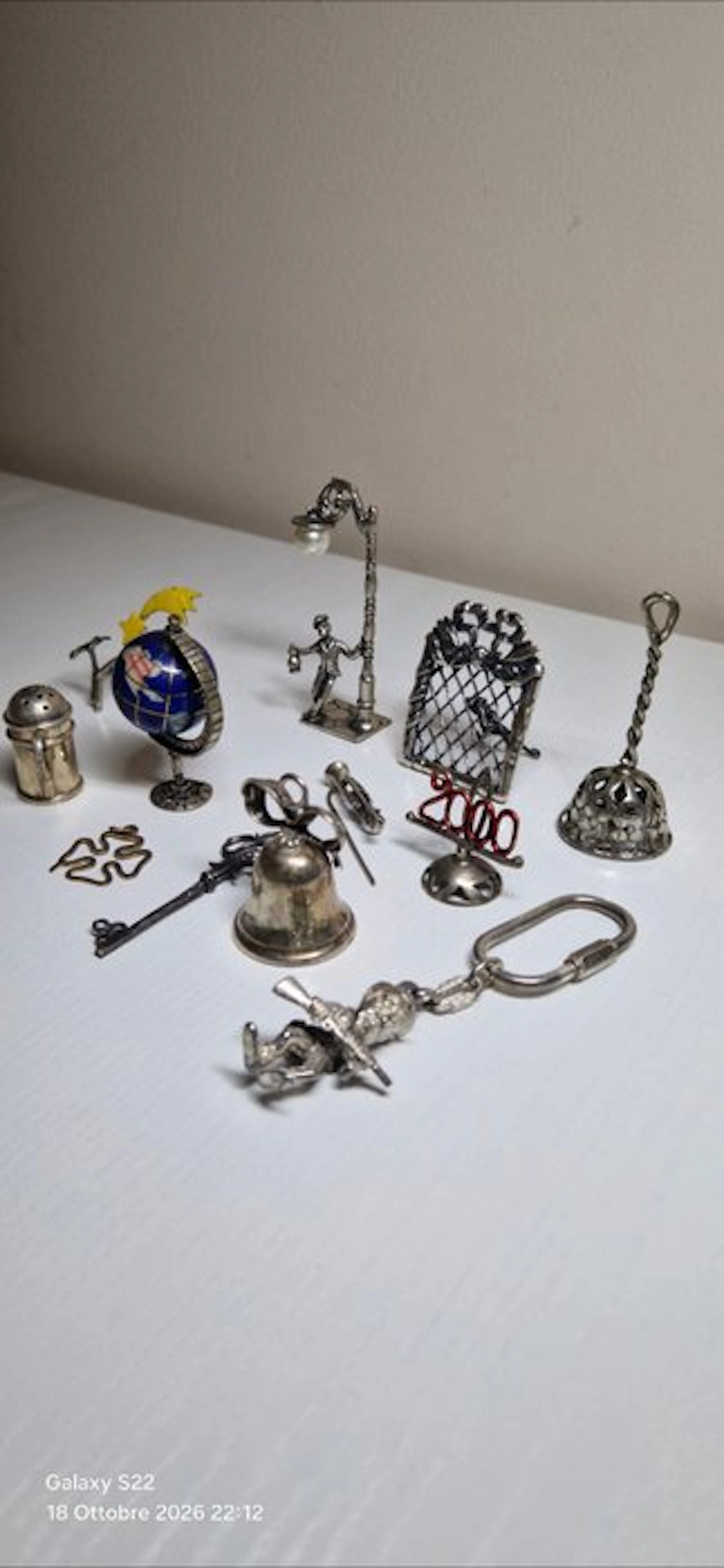 Figure - Collezione di miniature in argento (12) - .800 silver, .925 silver