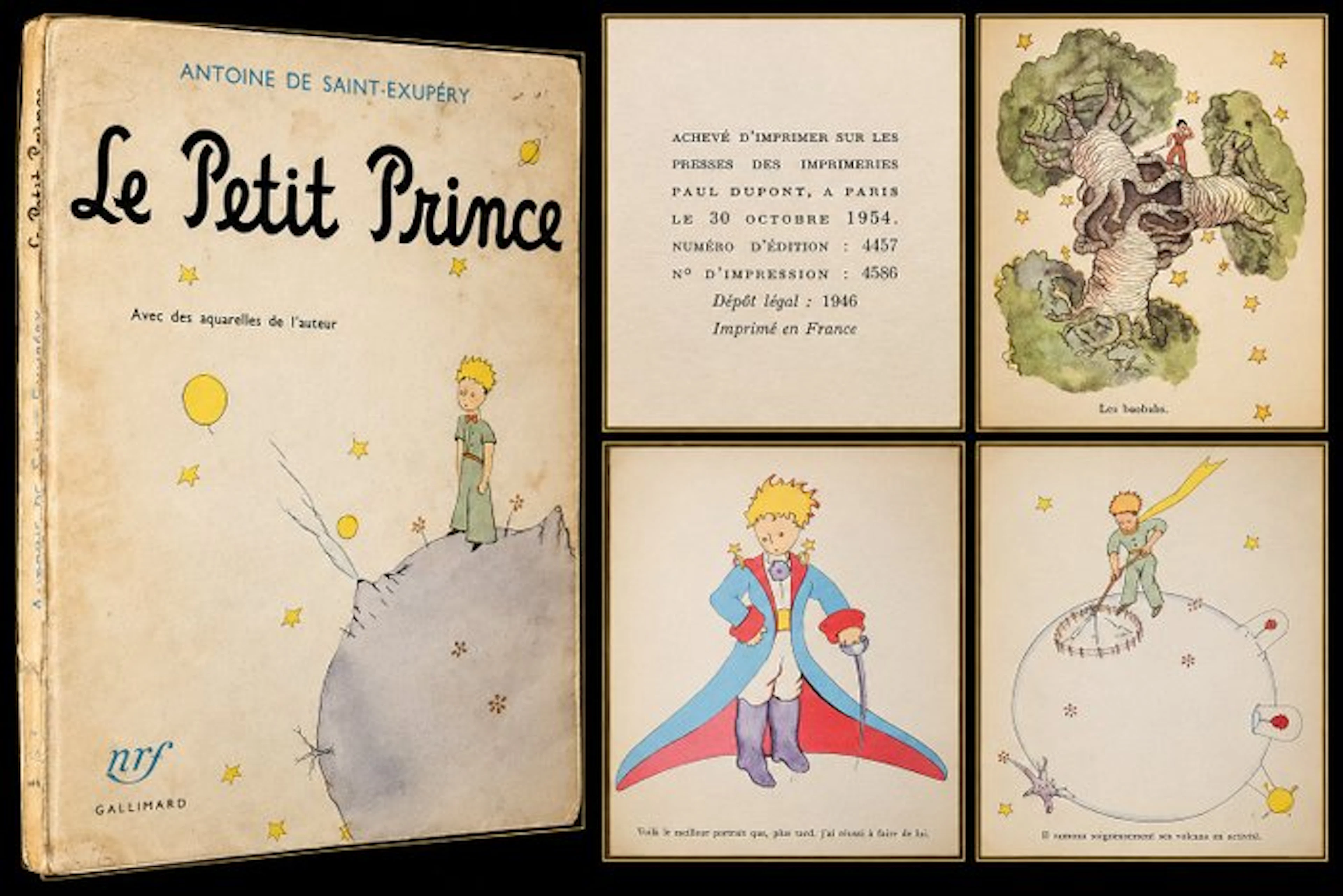 Antoine de Saint-Exupéry. - Le Petit Prince. - 1954