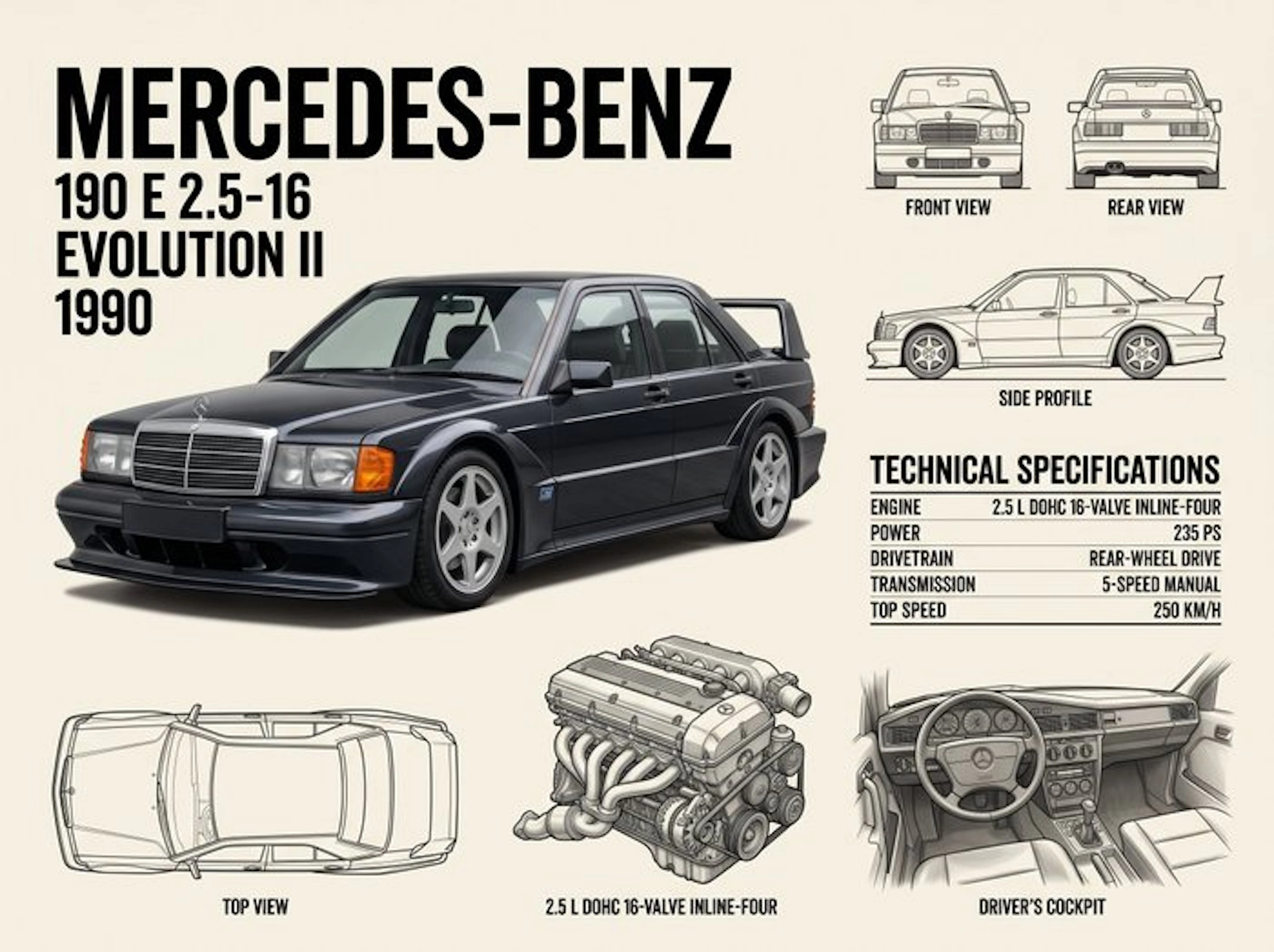 Shmidt.Art - Mercedes-Benz - MERCEDES-BENZ 190 E 2.5-16...