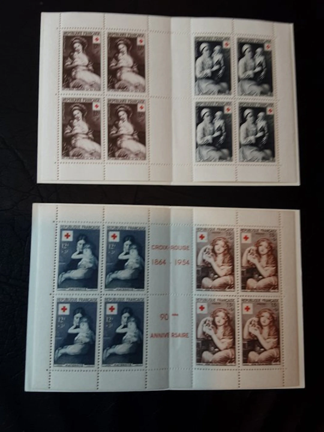 France 1953/1954 - Red Cross notebooks 1953-1954 N** - YetT