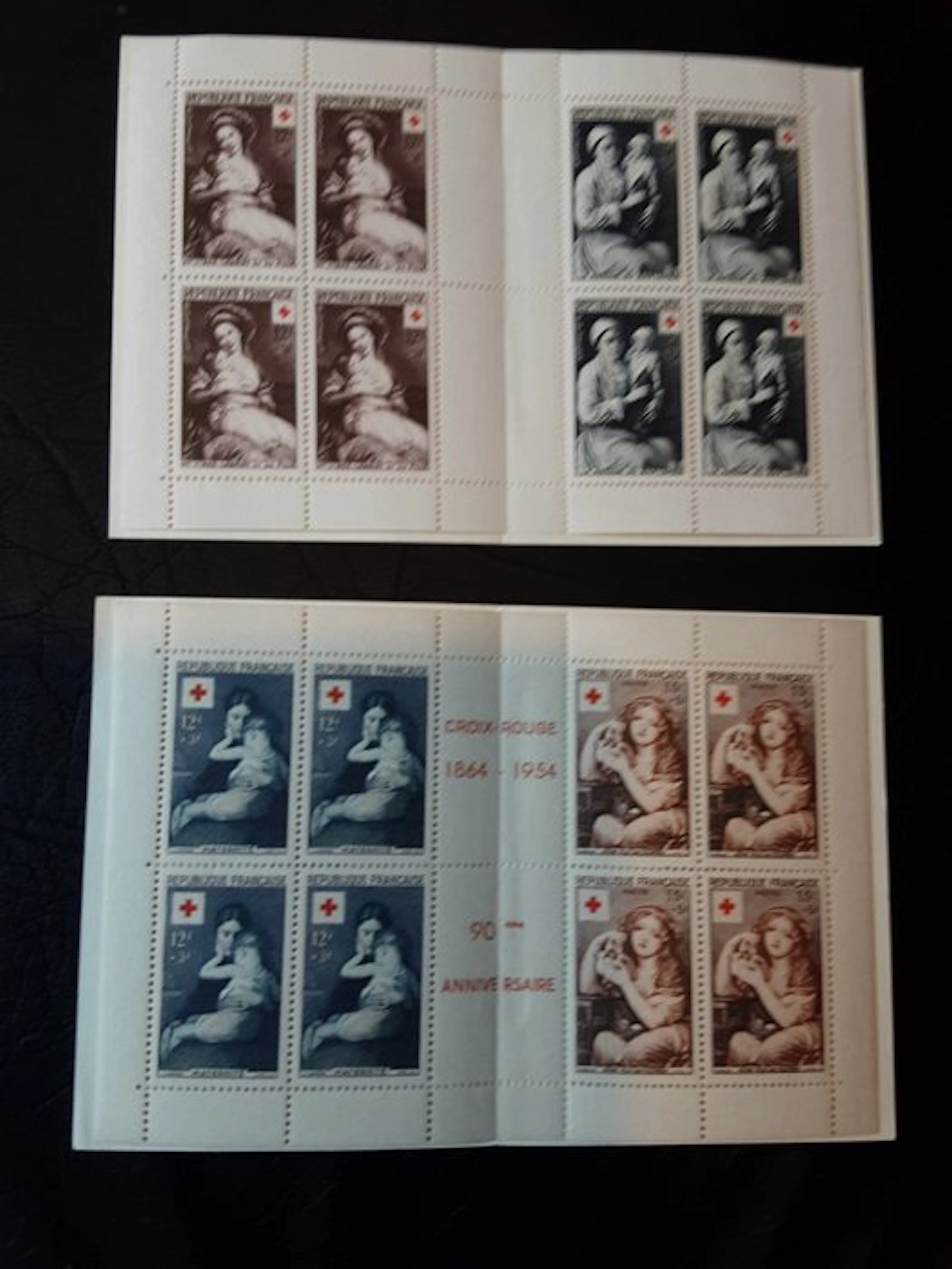 France 1953/1954 - Red Cross notebooks 1953-1954 N** - YetT