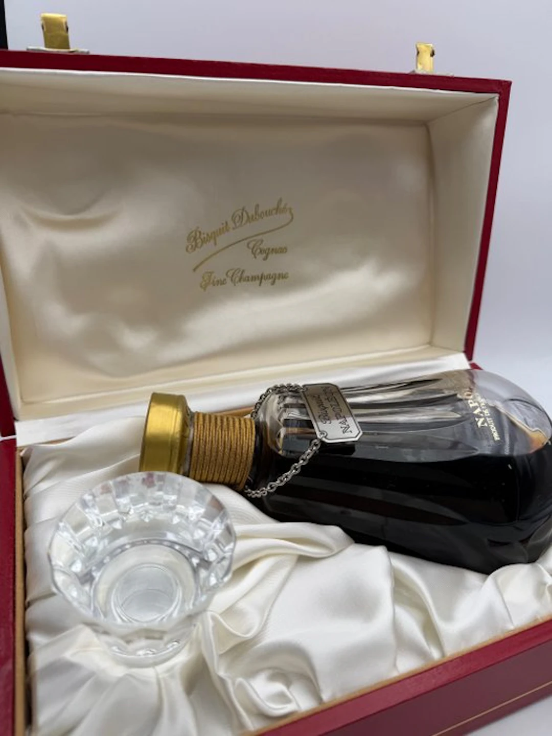 Bisquit - Napoléon Fine Champagne Cognac - Crystal Baccarat set - b