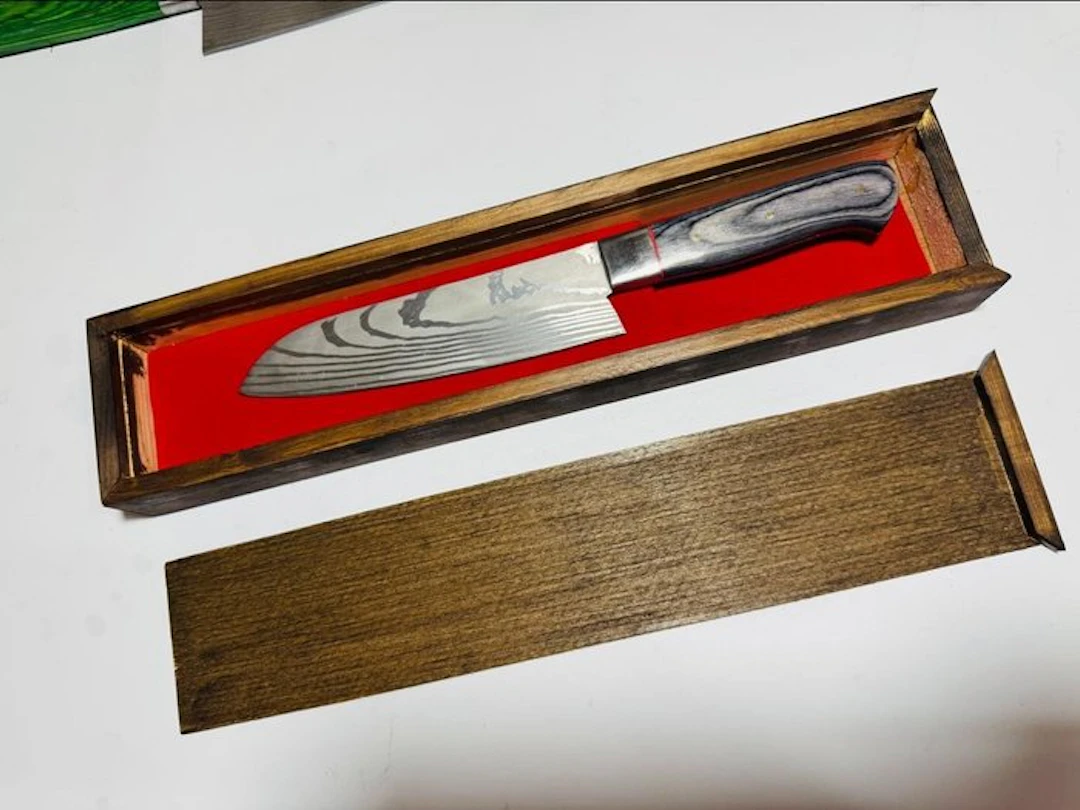 Hekito - Kitchen knife - Santoku - Exclusive Vintage...